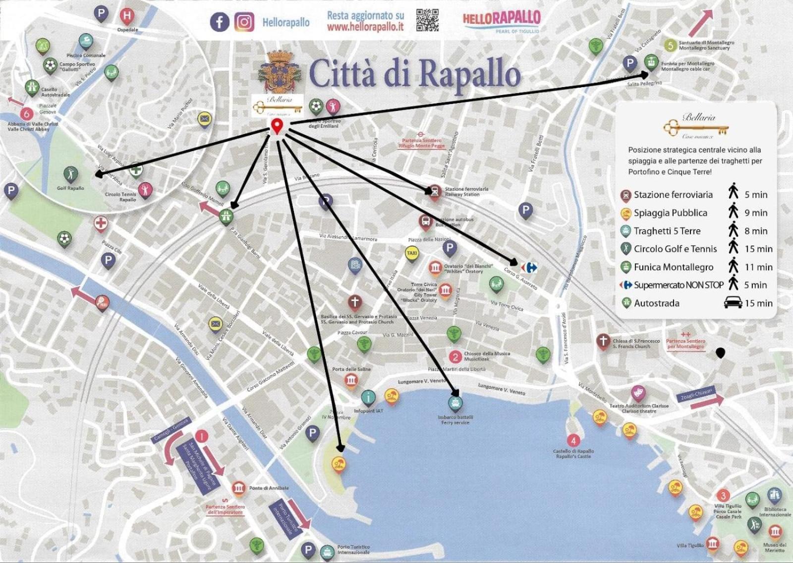 Appartamento Bellaria Ll Rapallo Esterno foto